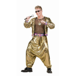 Hip Hop Costume Kit For Men, Rapper Accessories Hippie Costume Set Gold  Chain Dollar Sign Necklace Ring And Black Gold Sunglasses Outfit Disco  Costume