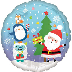 Décorations Ballons de Noël Père Noël, Elfs, Canne de Bonbon