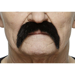 Moustache à fausse barbe en Sable de couleur blanche