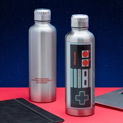 Super Mario Metal Water Bottle with Straw