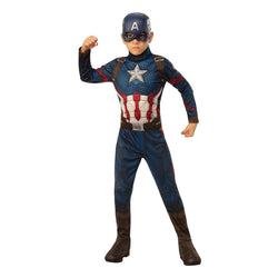 Captain America Superhero Enfants Garçons Costume Jumpsuit
