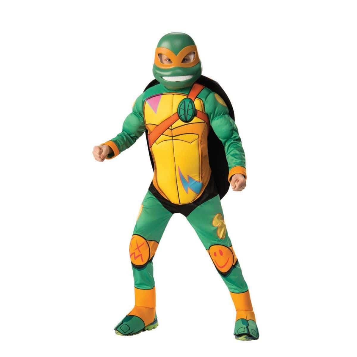 Michelangelo Deluxe Costume for Kids, Teenage Mutant Ninja Turtles ...