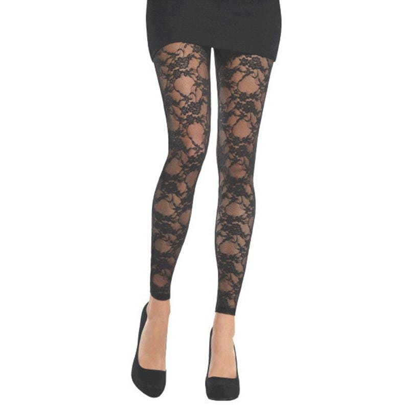 Black Laced Legging for Women | Party Expert