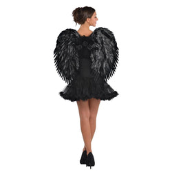 Ailes en Plumes Or pour Adultes - Party Expert