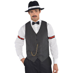 5 pièces années 1920 hommes Gatsby Gangster Costume accessoires