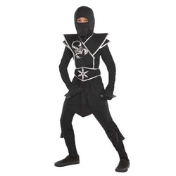 Cagoule noire de ninja pour enfant