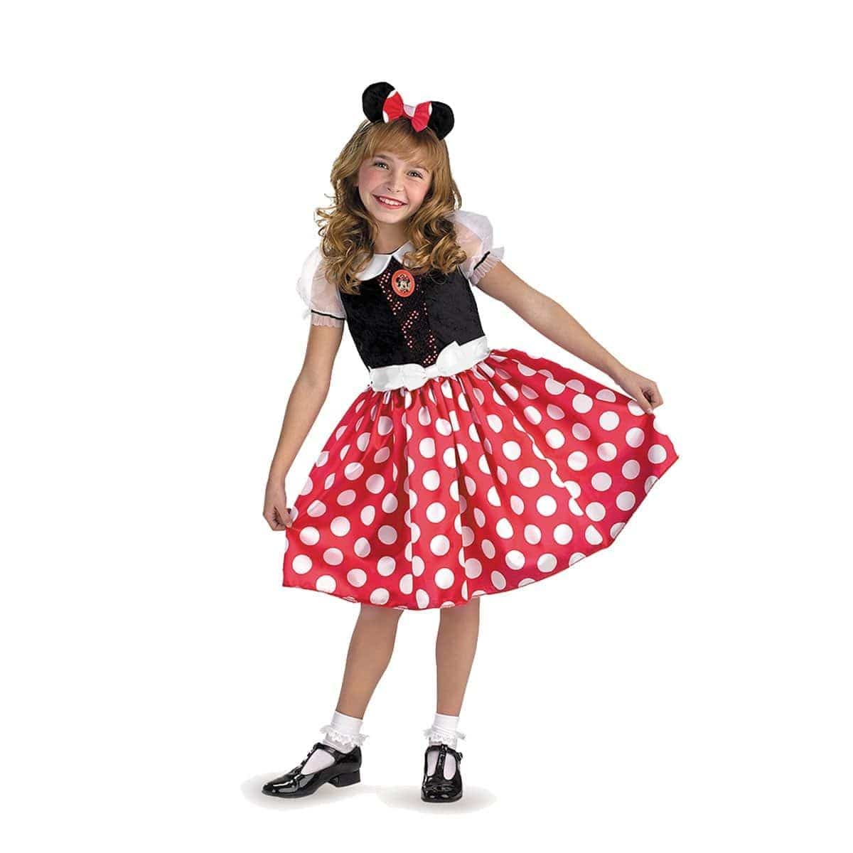 Minnie Mouse Classic Costume for Girls, Disney – Party Expert