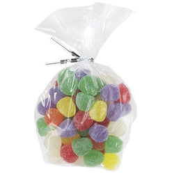 25 pieces de sac à bonbons cones transparent 15 x 19 cm