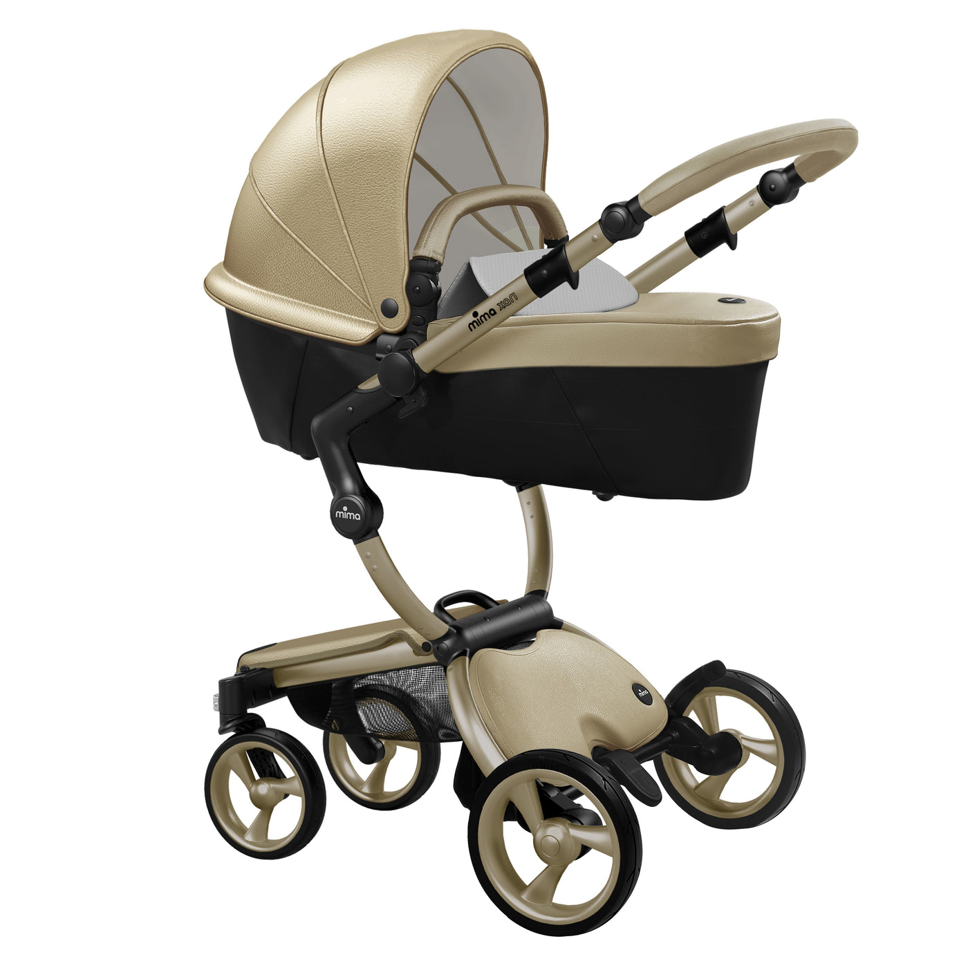 mima leather stroller