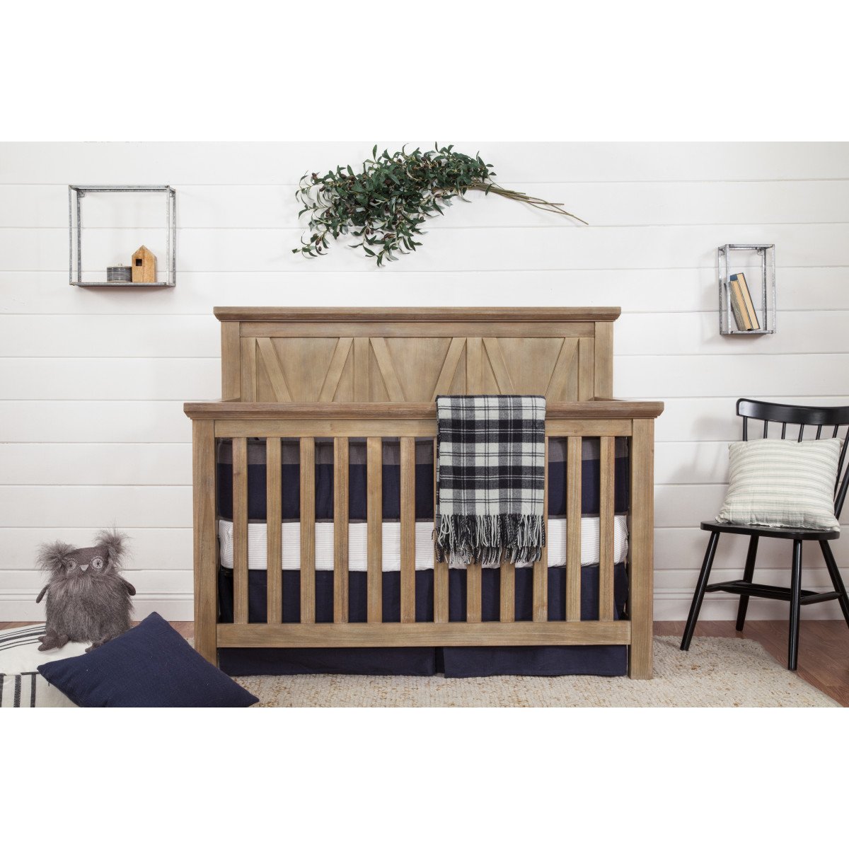 farmhouse convertible crib