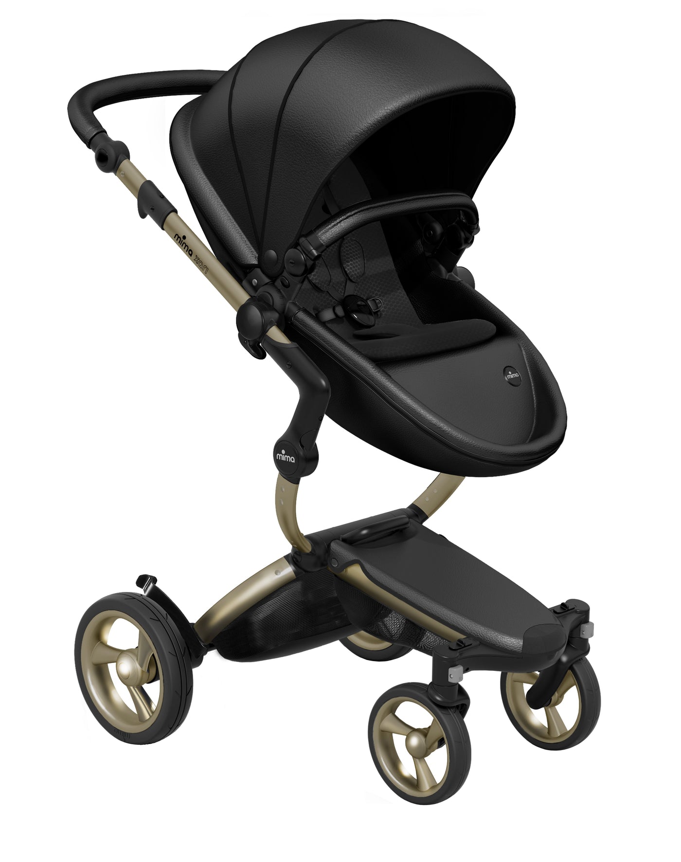 mima gold stroller