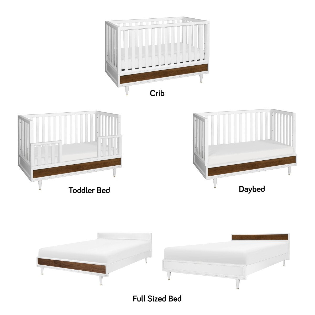 full size crib conversion kit