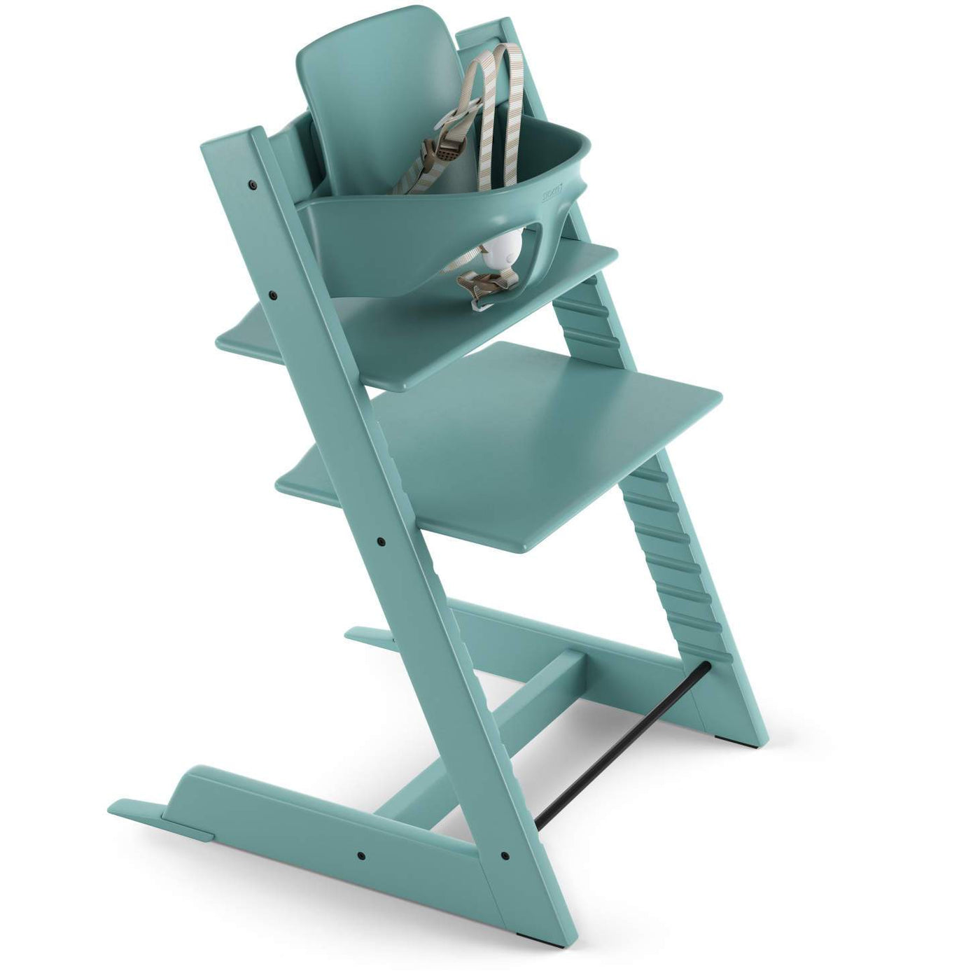 teal high chair