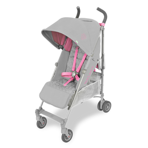 maclaren pink and grey stroller