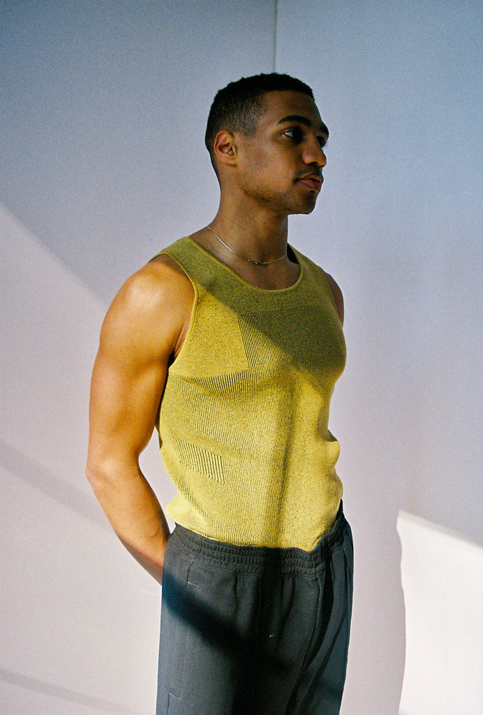 Stardust Yellow Tank by O. STUDIO DESIGN 