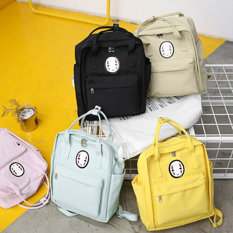 Kawaii Face Pastel Backpack