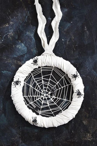 Halloween Decoration With Spiders