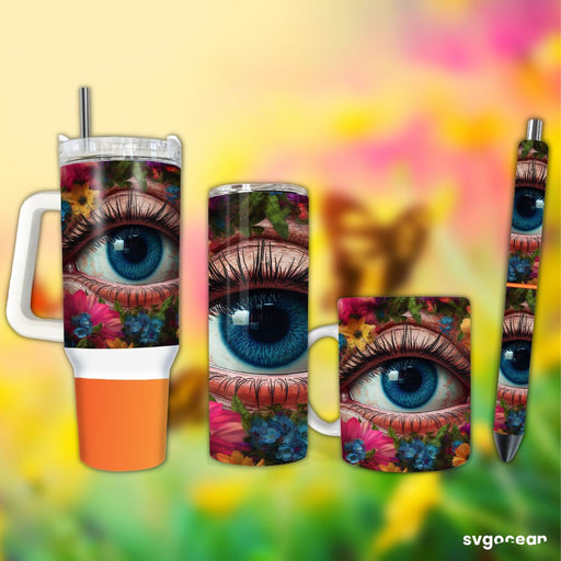 Eye Wrap Sublimation, Tumbler, Mug