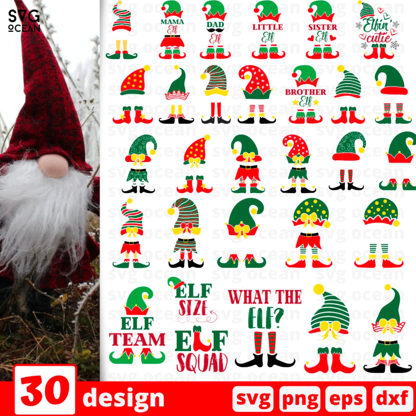 Christmas Elf SVG