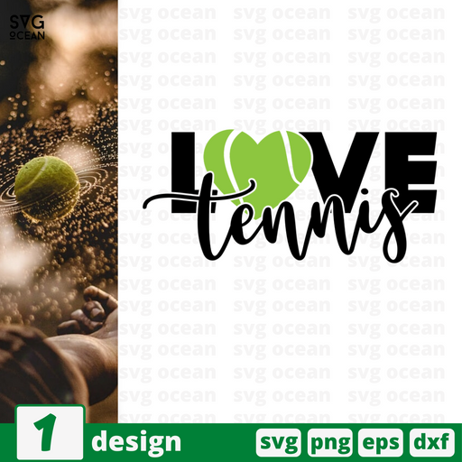 Free Free Love Tennis Svg 483 SVG PNG EPS DXF File