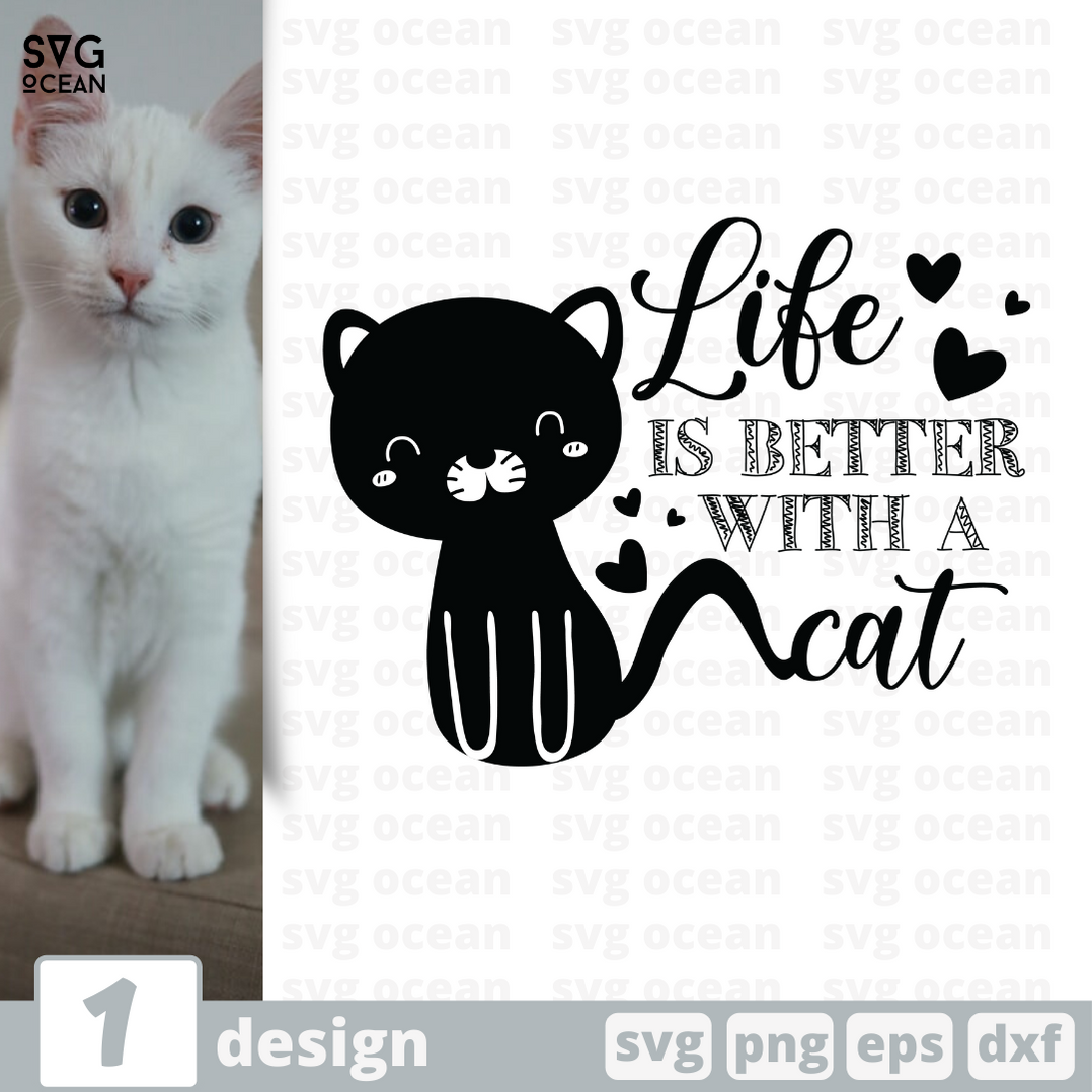 FREE Cat SVG file for cricut - Svg Ocean