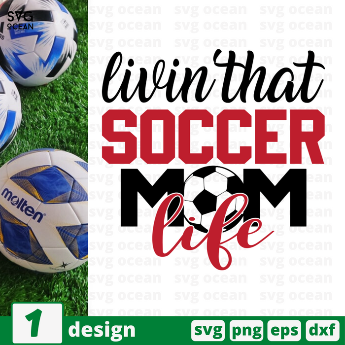 Download Livin That Soccer Mom Life Svg Bundle Vector For Instant Download Svg Ocean