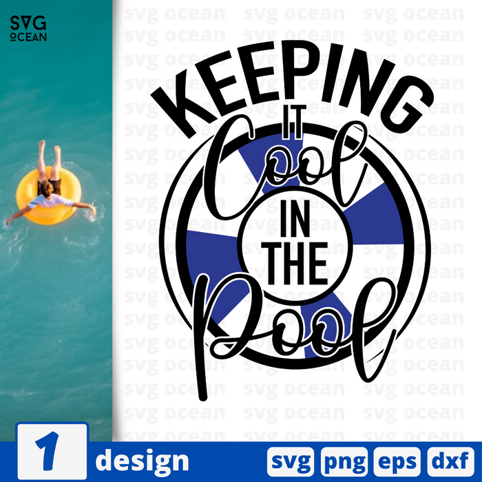 Download Keeping It Cool In The Pool Svg Bundle Vector For Instant Download Svg Ocean