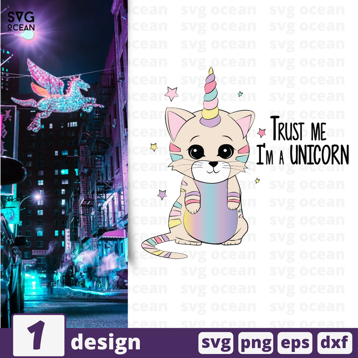 Download Free Unicorn Cat Svg File For Cricut Svg Ocean