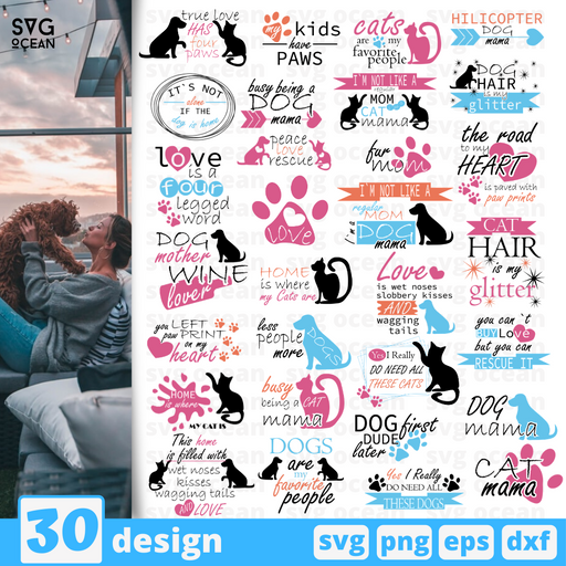 Download Pets Quote Svg Bundle Vector For Instant Download Svg Ocean