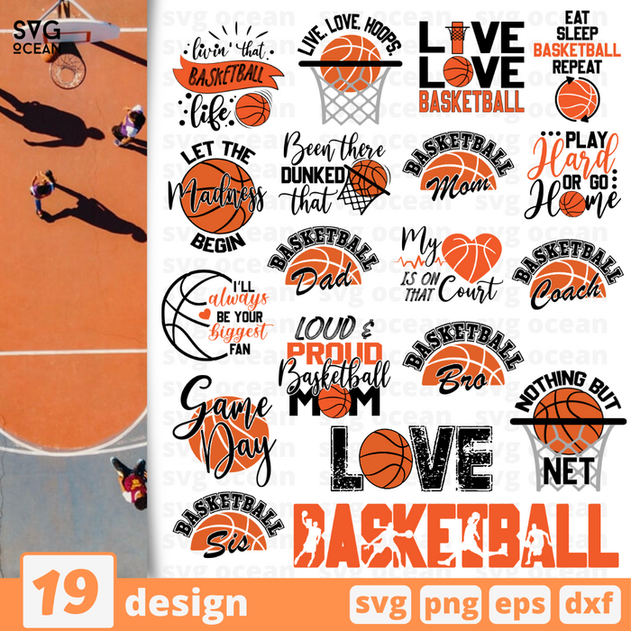 Download Basketball Svg Bundle Vector For Instant Download Svg Ocean