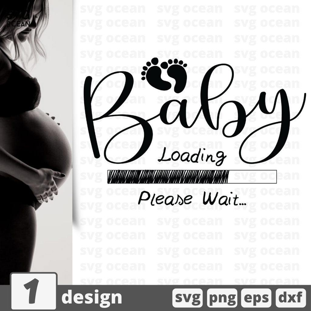 Free Pregnancy Printable Svg File For Cricut Svg Ocean