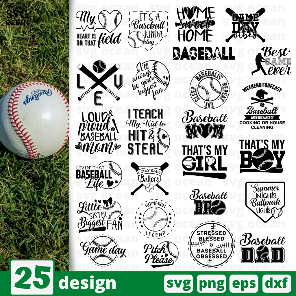 Download Baseball Svg Bundle Vector For Instant Download Svg Ocean