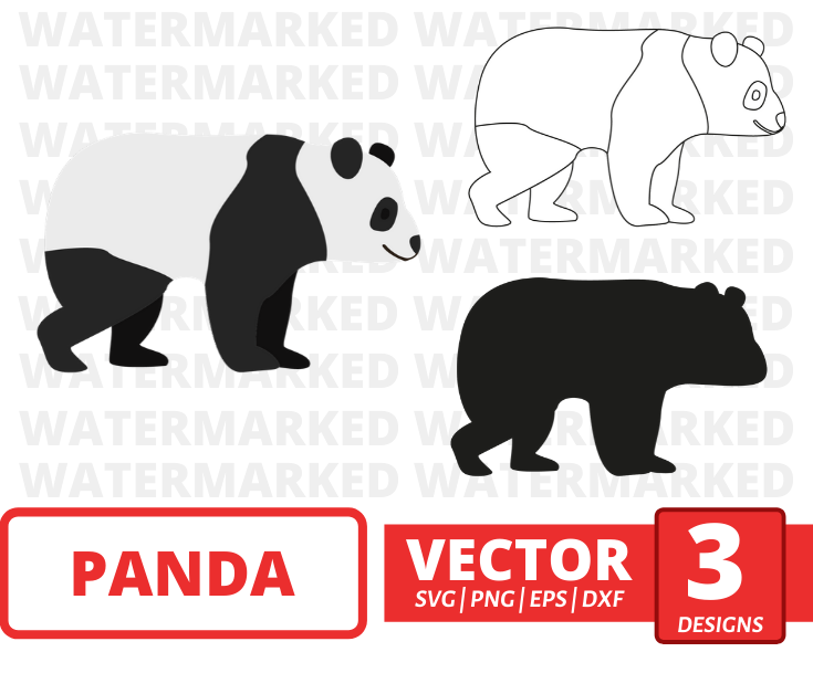 Download Panda Svg Bundle Vector For Instant Download Svg Ocean