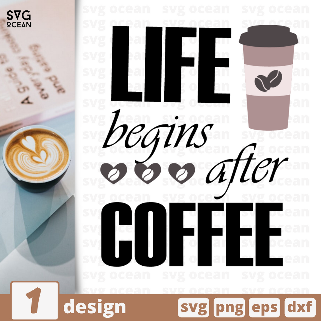 Download Coffee SVG bundle vector for instant download - Svg Ocean