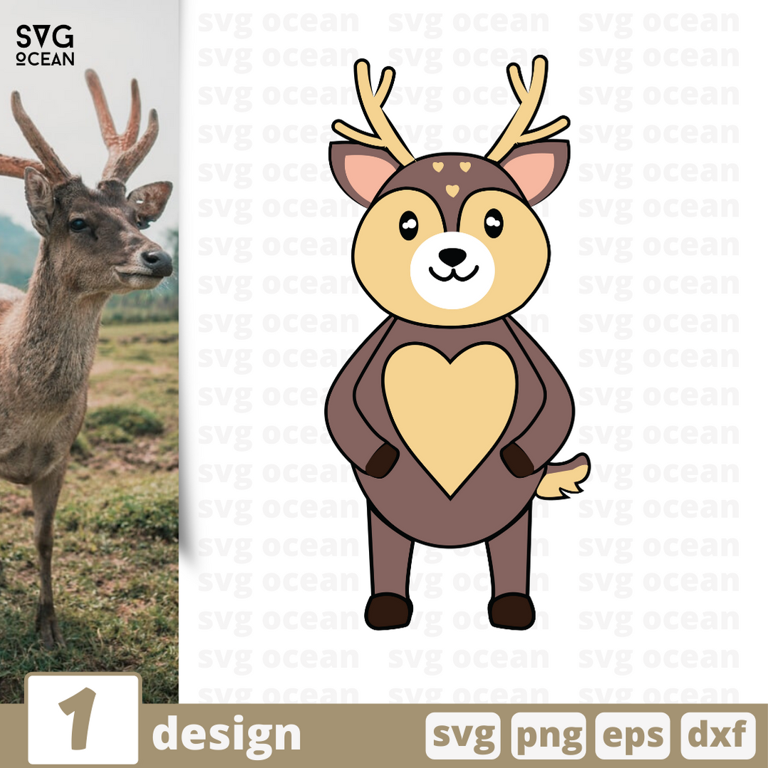 FREE Baby deer SVG file for cricut - Svg Ocean