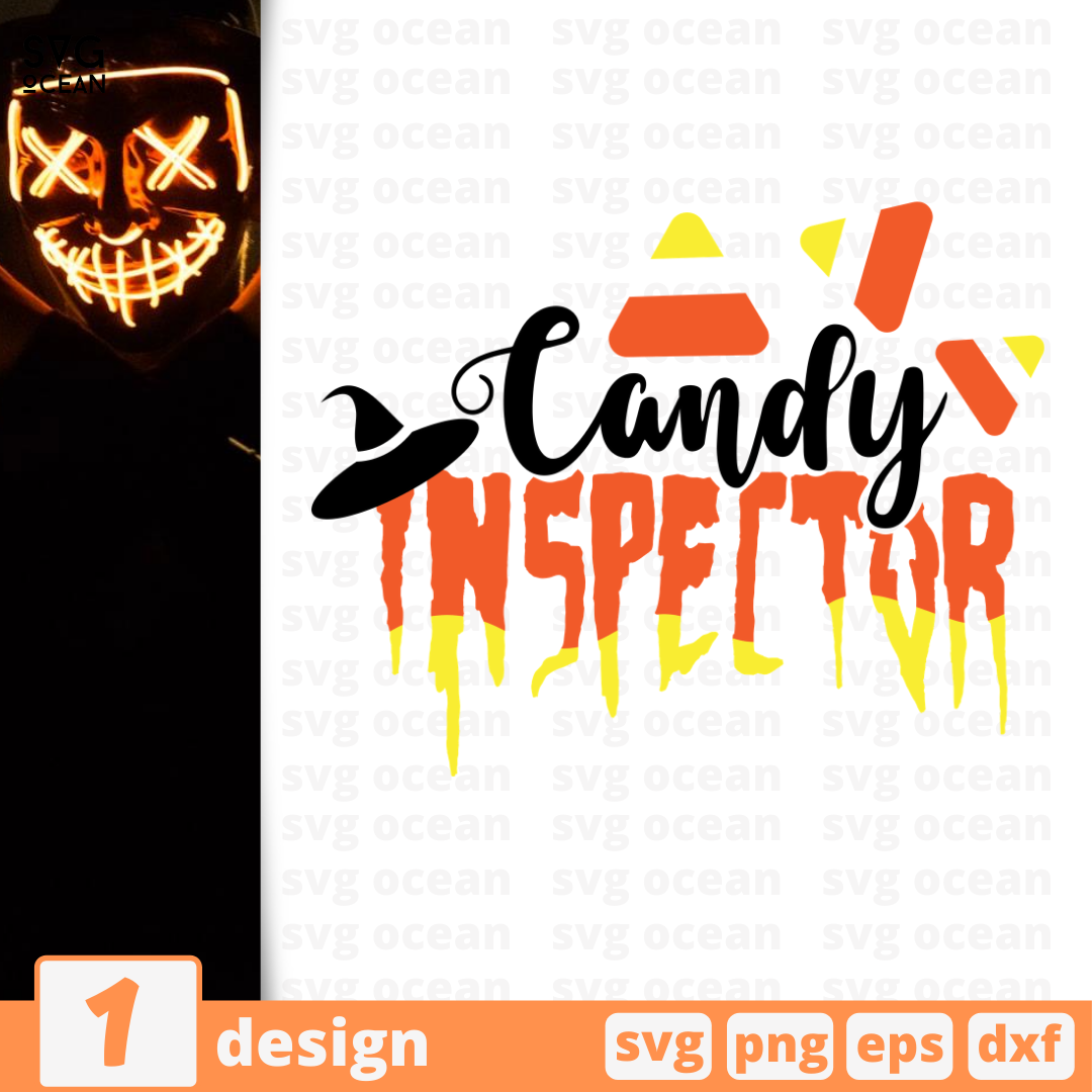 Candy inspector SVG bundle vector for instant download ...