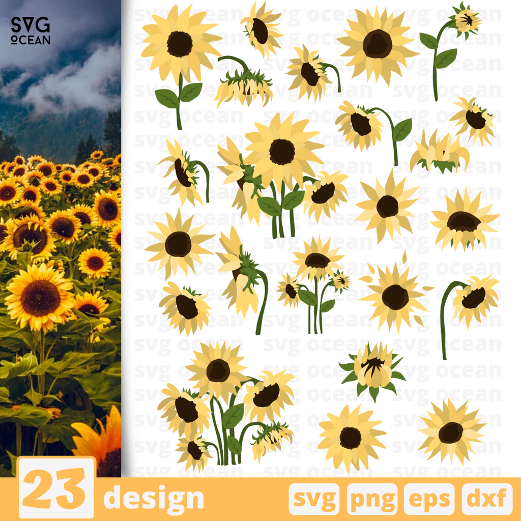 Free Free 334 Sunflower Pot Leaf Svg SVG PNG EPS DXF File