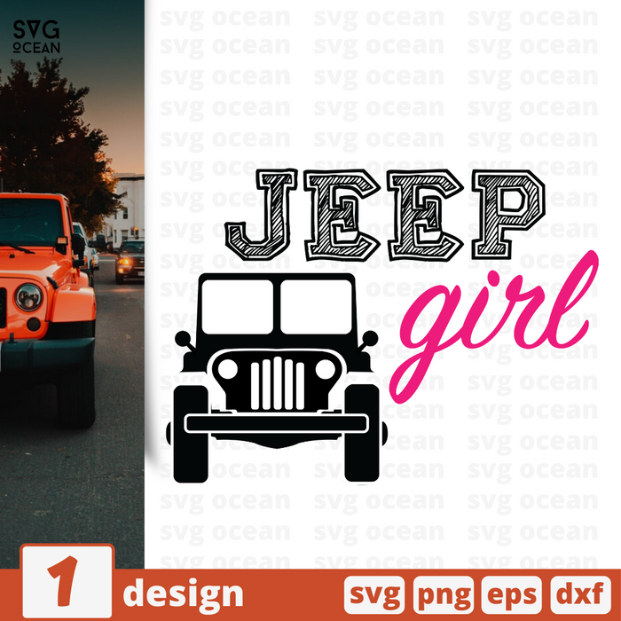 Download Free Jeep Girl Svg Cut File