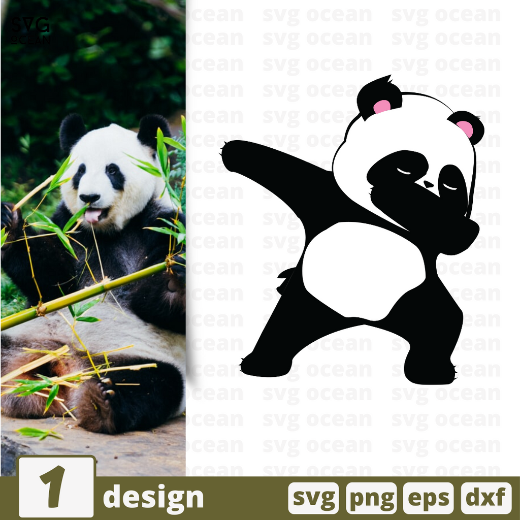 Download Free Dab Panda Svg File For Cricut Svg Ocean