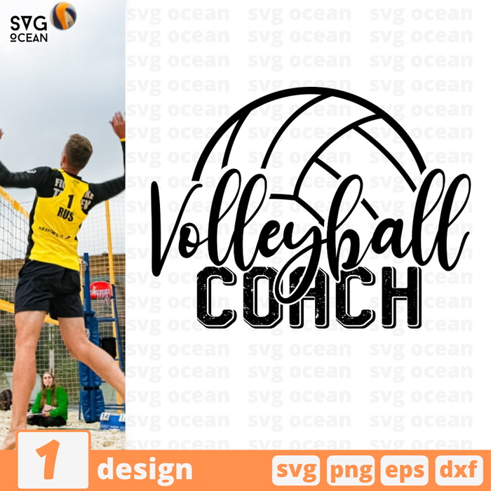 Volleyball coach SVG bundle vector for instant download - Svg Ocean —  svgocean