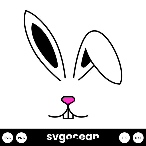 Bunny Ear Svg Free vector for instant download - Svg Ocean — svgocean