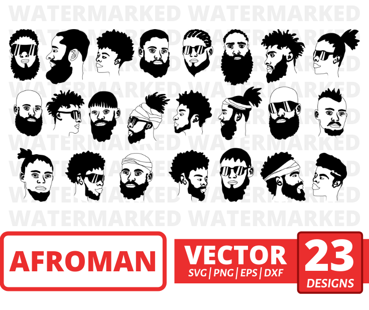 Download Afroman Svg Bundle Vector For Instant Download Svg Ocean PSD Mockup Templates