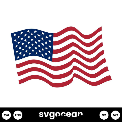 American Flag Fish SVG,EPS & PNG Files - Digital Download files