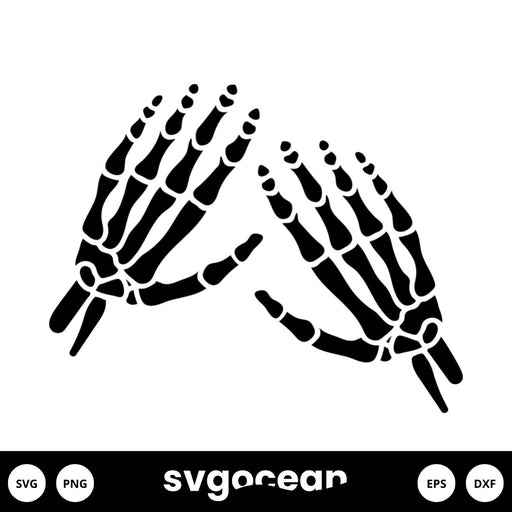 Skeleton Hands SVG, PNG, EPS Graphic by LunaDesign · Creative Fabrica