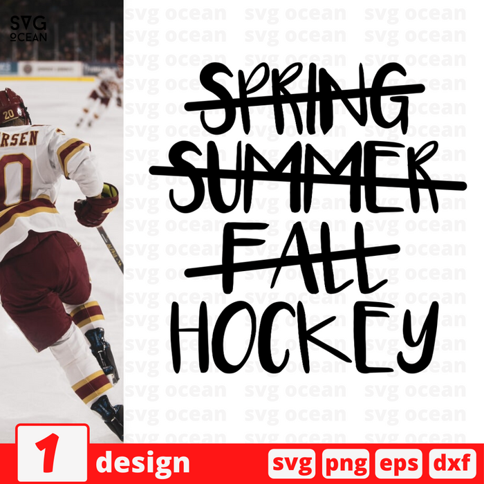 Download Spring Summer Fall Hockey Svg Bundle Vector For Instant Download Svg Ocean