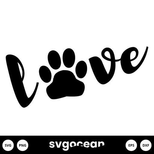 Dog Paw Prints Svg vector for instant download - Svg Ocean — svgocean