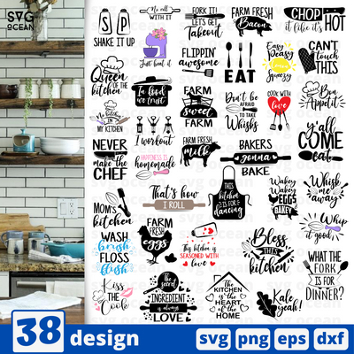 Download Kitchen Svg Bundle Svg Ocean Reviews On Judge Me