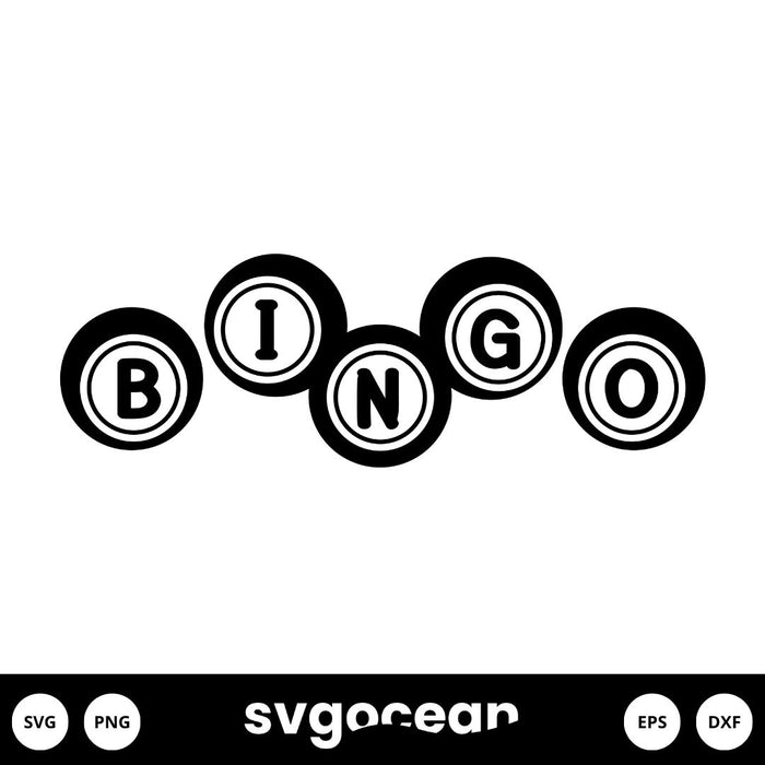 Bingo Ball SVG vector for instant download - Svg Ocean — svgocean