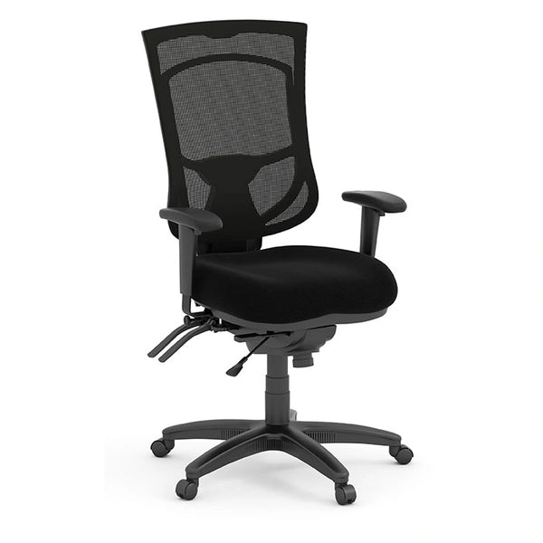 Black Mesh Office Chair with Headrest : 7307 - Pilot by Harmony Collection