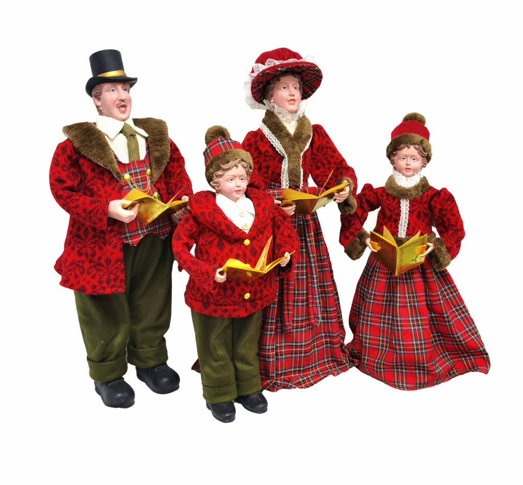 victorian christmas carolers figurines